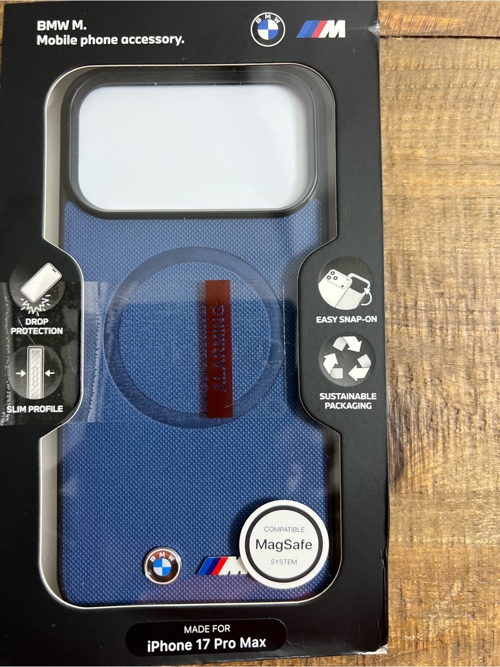 BMW M Blue MagSafe-Compatible Phone Case for iPhone 17 Pro Max